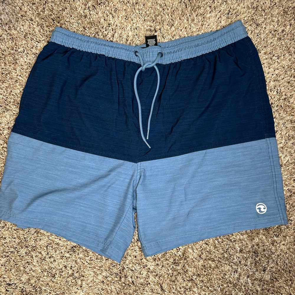 OP Men's‎ Swim Trunks - Dark Blue and Light Blue